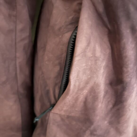 Lole NWT Faith L Edition Sz XS Jacket El Capitane Maroon Full Zip LUW0638 Vegan - Picture 5 of 9